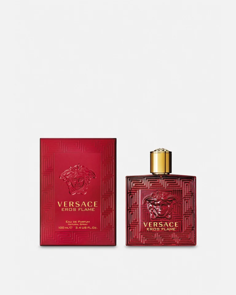 Versace Eros Flame Eau de Parfum 100 ml – Men’s passionate fragrance in red Medusa bottle